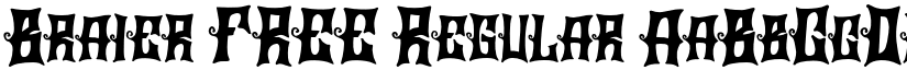 Braier FREE Regular font
