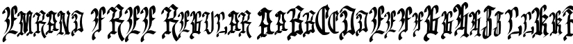 Emrand FREE Regular font
