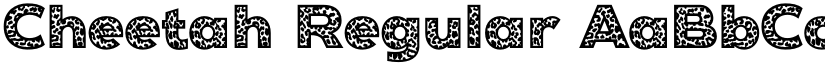 Cheetah Regular font