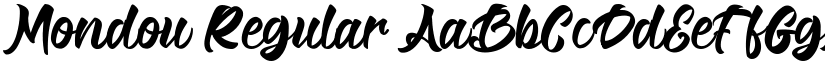 Mondou font download