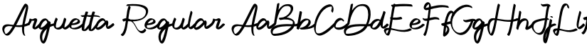 Arguetta Regular font