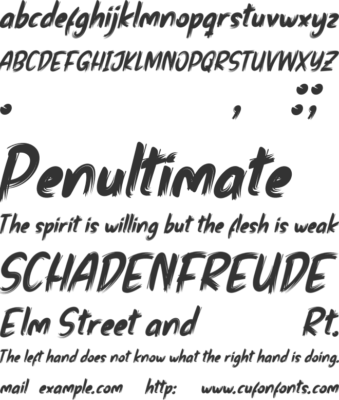 Fire Brathers font preview