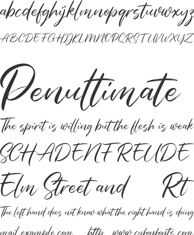 Rockaths FREE font preview
