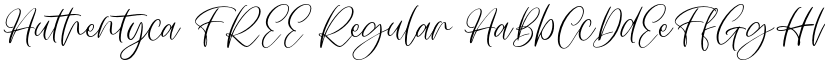 Authentyca FREE Regular font