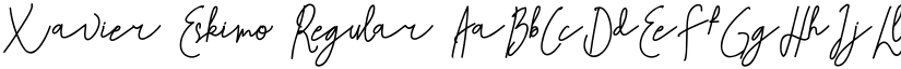 Xavier Eskimo font download