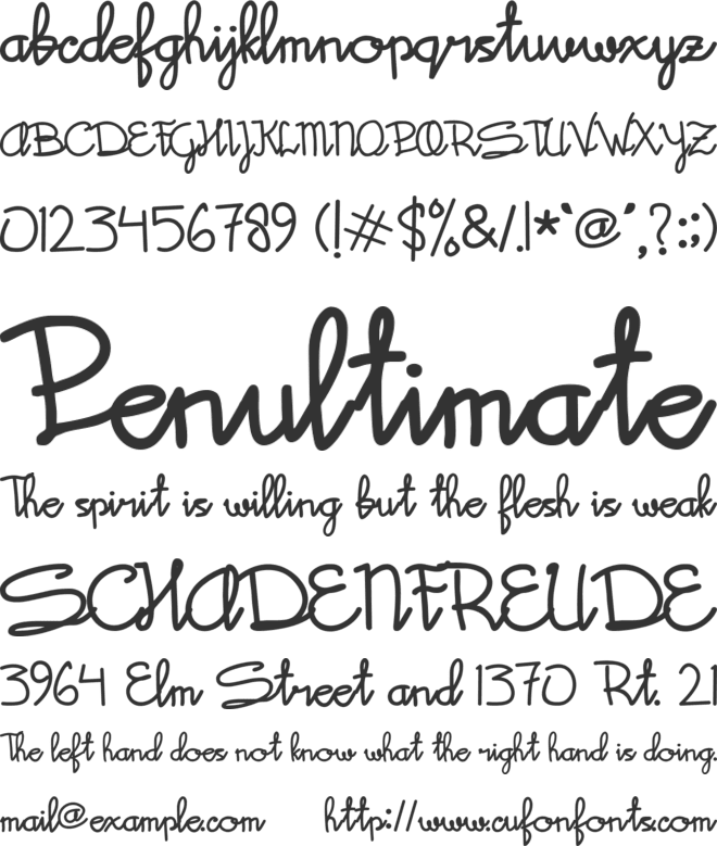 Sekato font preview