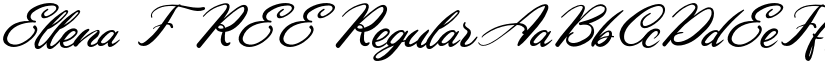Ellena FREE Regular font
