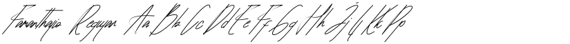 Famanthalio Regular font