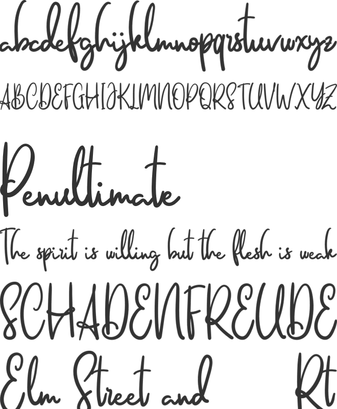 Saillendya FREE font preview