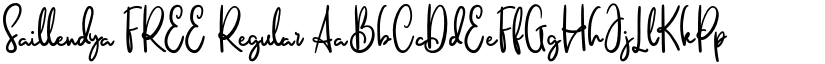 Saillendya FREE Regular font