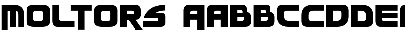Moltors font