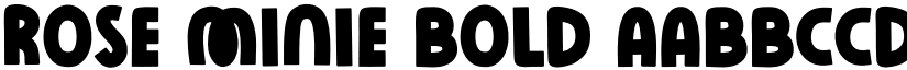 Rose Minie Bold font