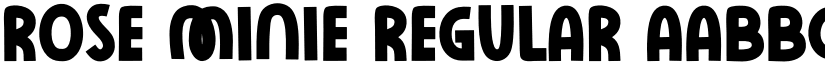 Rose Minie Regular font
