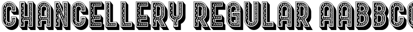 Chancellery Regular font
