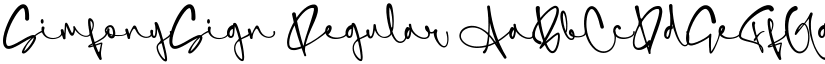 SimfonySign font download