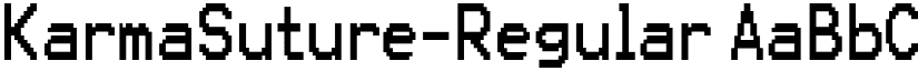 KarmaSuture-Regular font