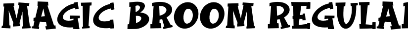Magic Broom Regular font