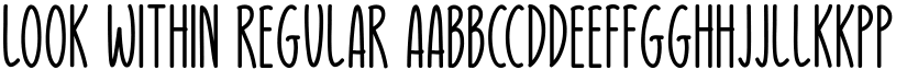 Look Within Regular font