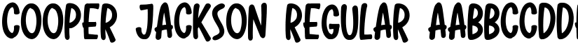 Cooper Jackson font download