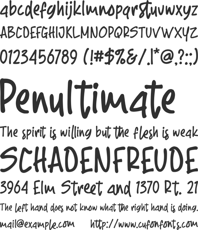 Rofland font preview