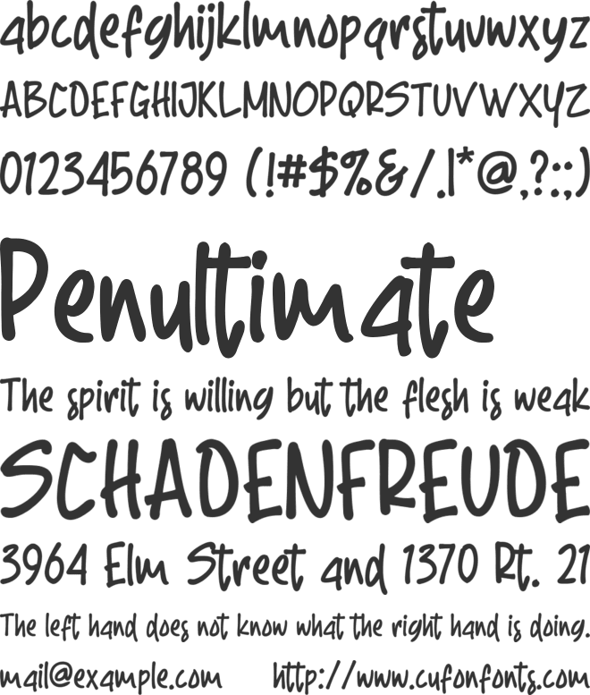 Rofland font preview