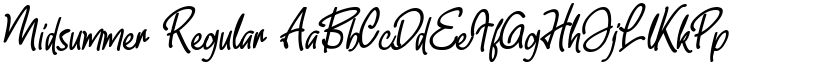 Midsummer font download