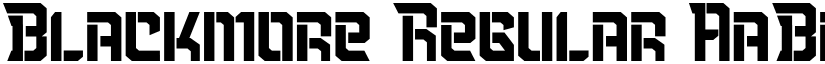 Blackmore Regular font