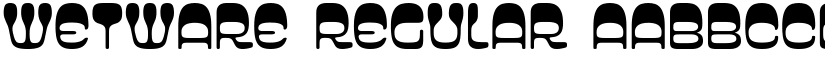 Wetware Regular font