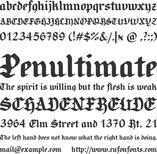 Candlebright font preview