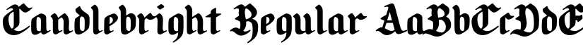 Candlebright Regular font