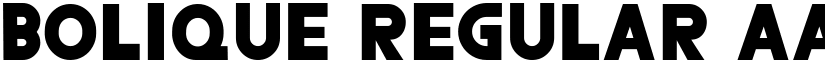 Bolique Regular font