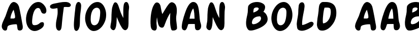 Action Man Bold font