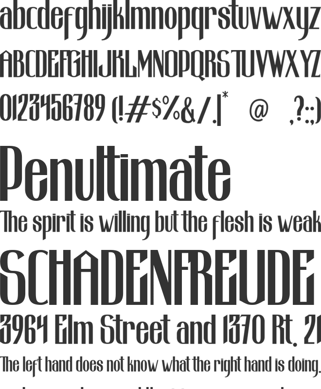 Brianne font preview