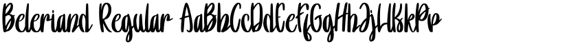 Beleriand Regular font