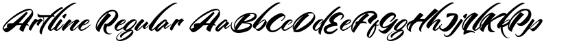 Artline Regular font