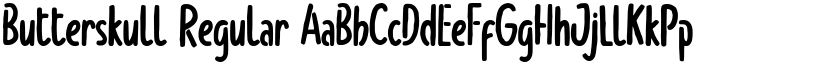 Butterskull Regular font