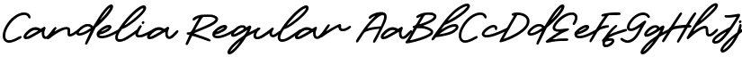 Candelia Regular font
