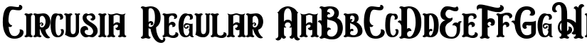 Circusia Regular font