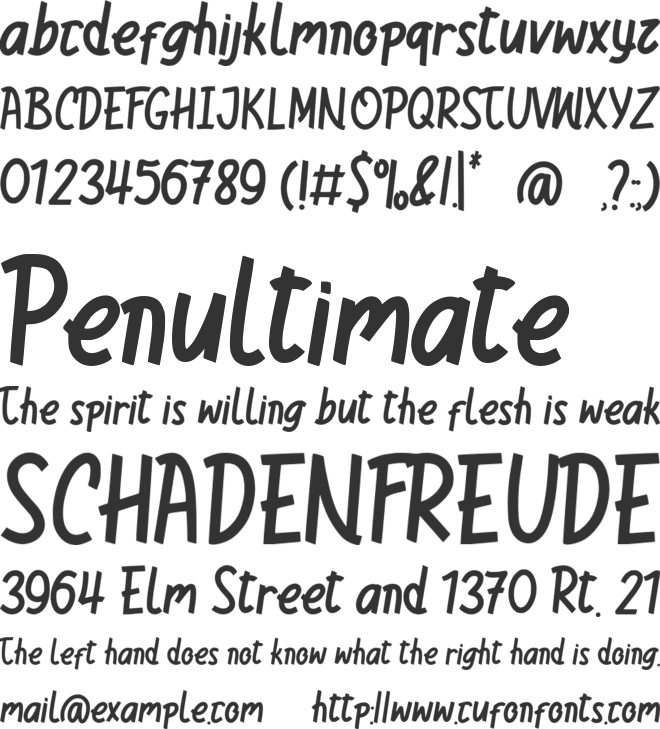 de Solidia font preview