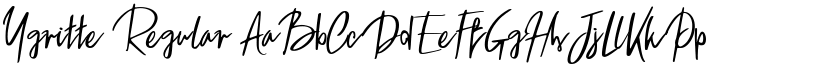 Ygritte Regular font