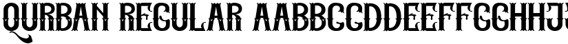 Qurban Regular font