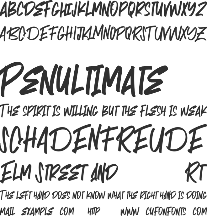 MATHERNAL Free font preview