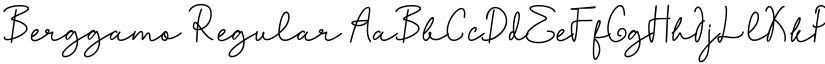 Berggamo font download