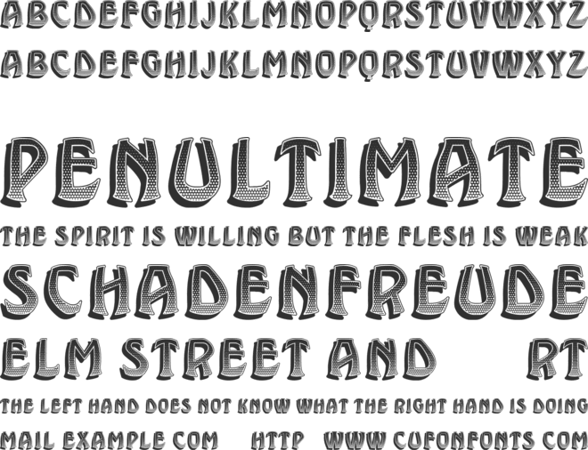 Brassica font preview