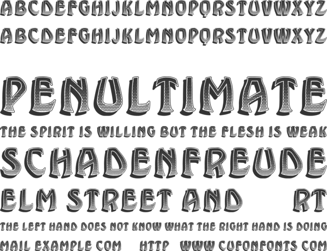 Brassica font preview