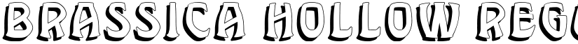 Brassica Hollow Regular font