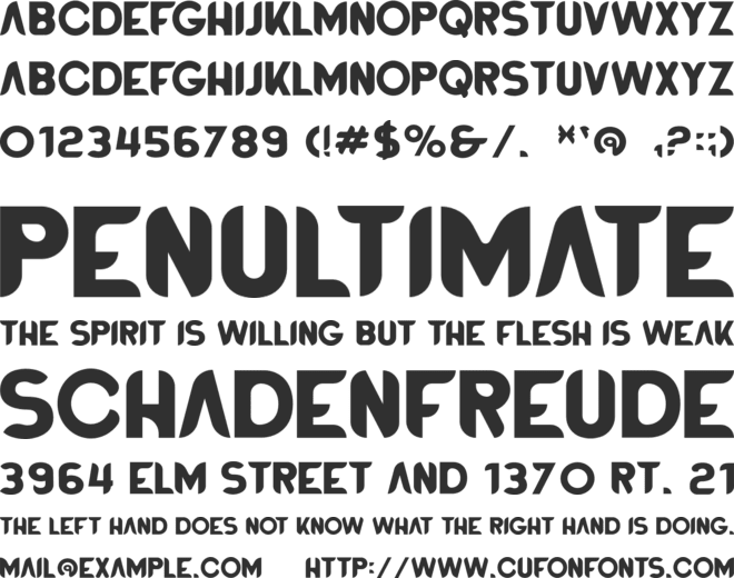BATTLE ROYALE FONT font preview