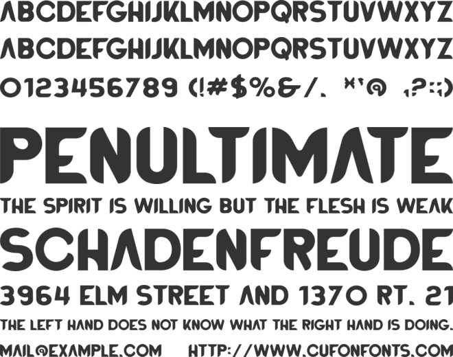 BATTLE ROYALE FONT font preview