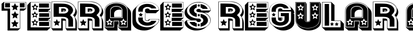 Terraces Regular font
