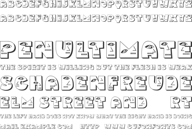 Bahanalia font preview